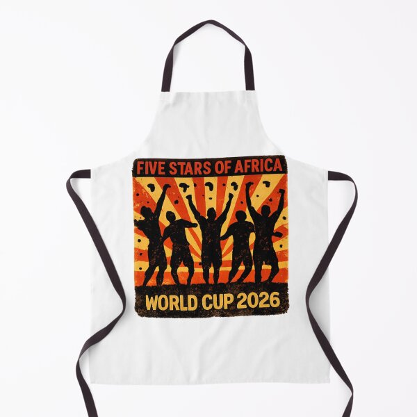 Item preview,  Five Stars of Africa — World Cup 2026 African Football T-Shirt designed and sold by The96Minutes.