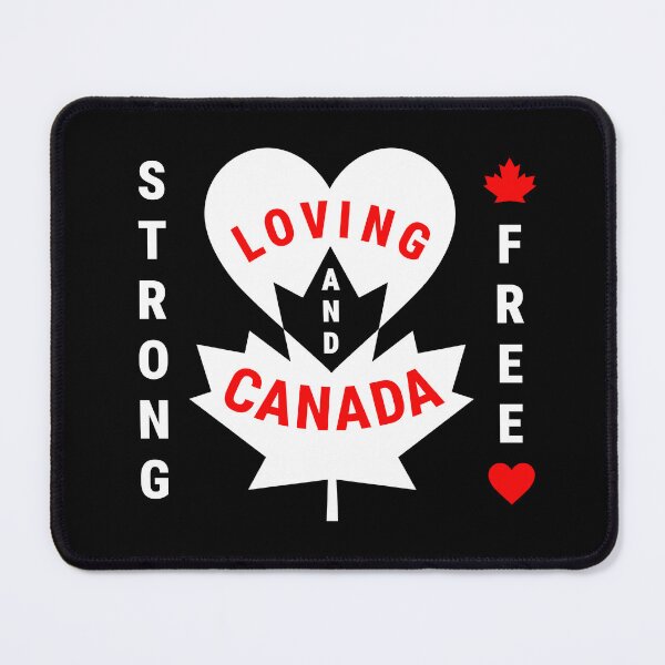 Item preview, Loving Canada, Strong and Free (red, white 3) designed and sold by JMParadis.