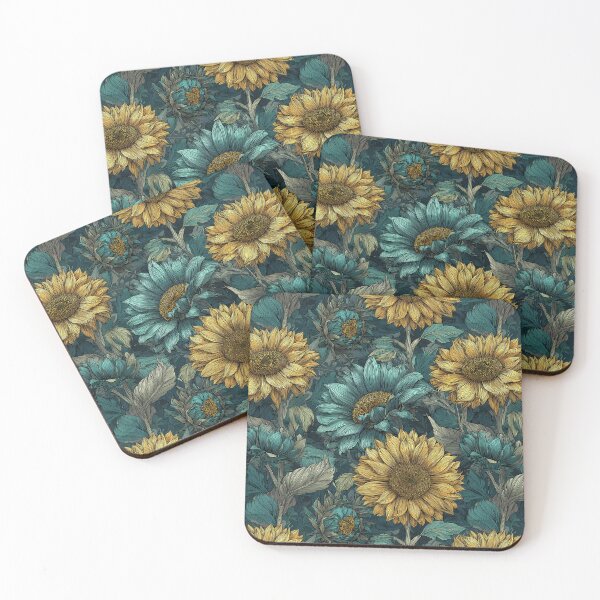 Item preview, Lush Sunflower Print  - Flower Bouquet Pattern - Gift Ideas For Men designed and sold by RoyalStarsPatts.
