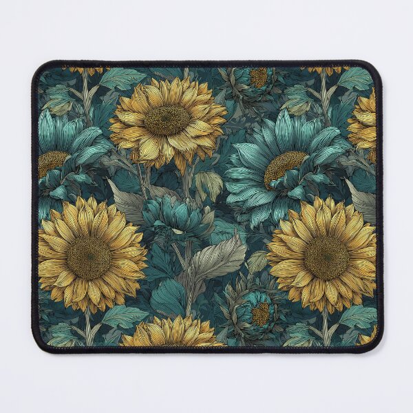 Item preview, Lush Sunflower Print  - Flower Bouquet Pattern - Gift Ideas For Men designed and sold by RoyalStarsPatts.