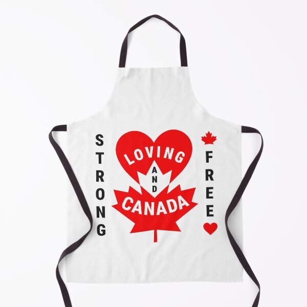 Item preview, Loving Canada, Strong and Free (red, white and black) designed and sold by JMParadis.