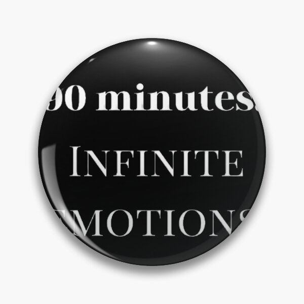 Item preview, Football Quote Shirt – 90 Minutes Infinite Emotions for soccer lovers designed and sold by The12thManArena.