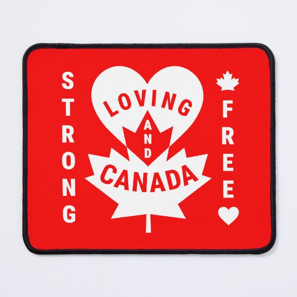 Item preview, Loving Canada, Strong and Free (red, white 2) designed and sold by JMParadis.