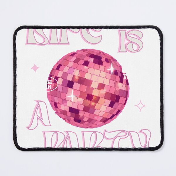 Item preview, Life Is A Party Disco Ball Feel The Rhythm Get On The Floor T-Shirt designed and sold by Atique Creations.
