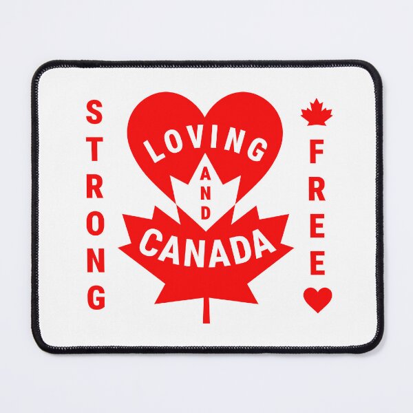 Item preview, Loving Canada, Strong and Free (red, white 1) designed and sold by JMParadis.