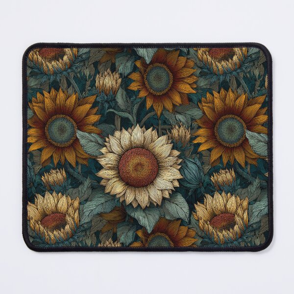 Item preview, Wild Sunflower Print - Botanical Garden Pattern - Gift Ideas For Mom designed and sold by RoyalStarsPatts.