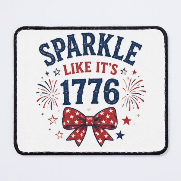 Item preview, Sparkle like its 1776- Independence day design designed and sold by RahRahsCreation.