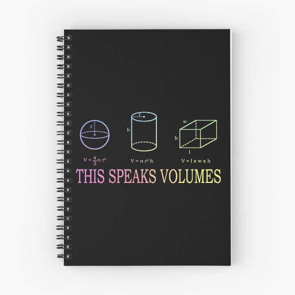 Item preview, Womens This Speaks Volumes Funny Nerdy Math Teacher Sarcastic Gift designed and sold by ScienceCorner.