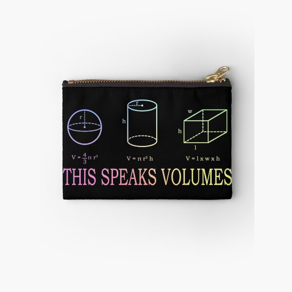 Item preview, Womens This Speaks Volumes Funny Nerdy Math Teacher Sarcastic Gift designed and sold by ScienceCorner.