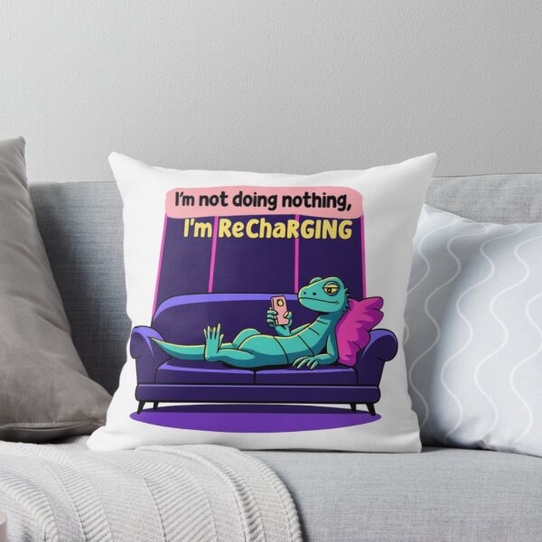 Item preview, Lazy Teenager Couch Potato Lizard Humor designed and sold by LstpStudio-Art.