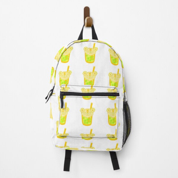Item preview, Love cat lemon yellow bubble tea doodle designed and sold by BritishDelights.