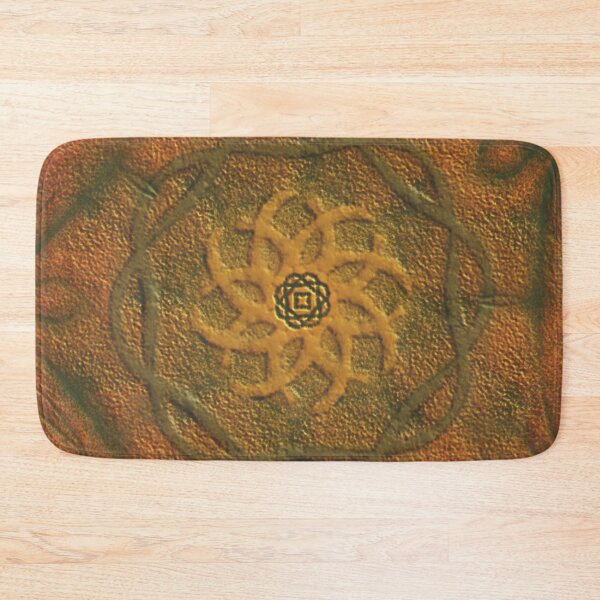 Item preview, Golden Brown Geometric Texture Pattern designed and sold by EsmArtUniverse.