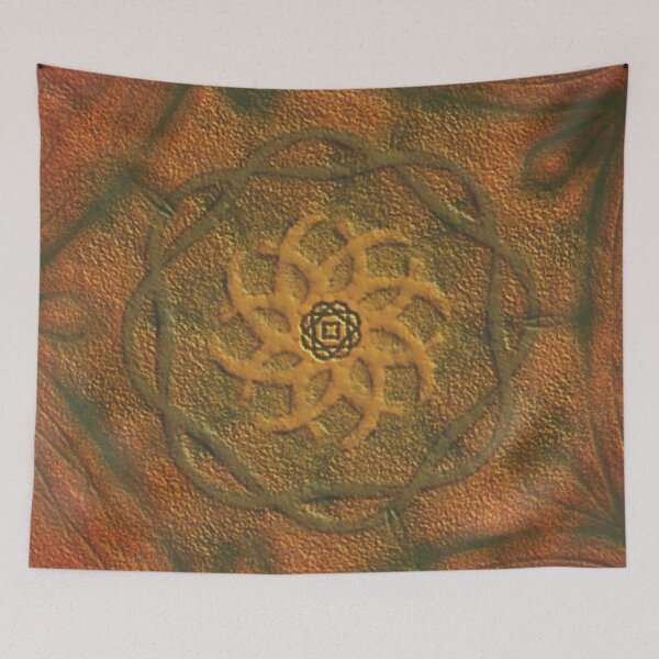 Item preview, Golden Brown Geometric Texture Pattern designed and sold by EsmArtUniverse.