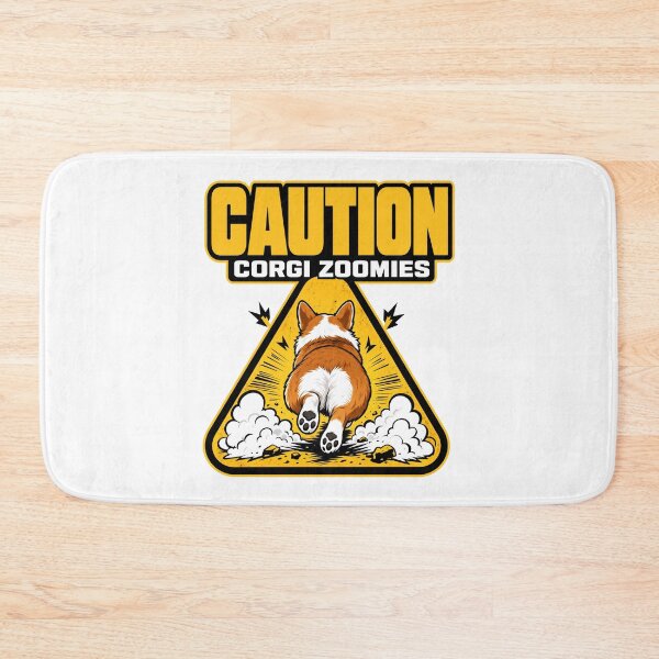 Item preview, Beware of Corgi Zoomie's humor designed and sold by pirminio.