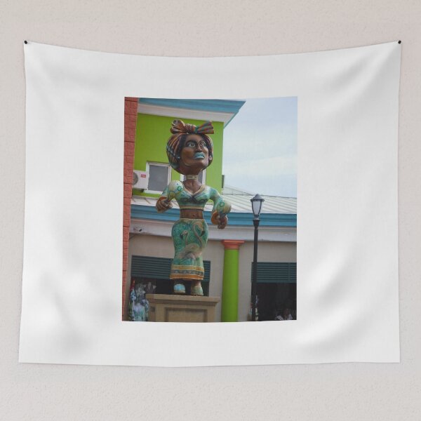 Item preview, Lady Statue In The Bahamas designed and sold by GloriaGranat.