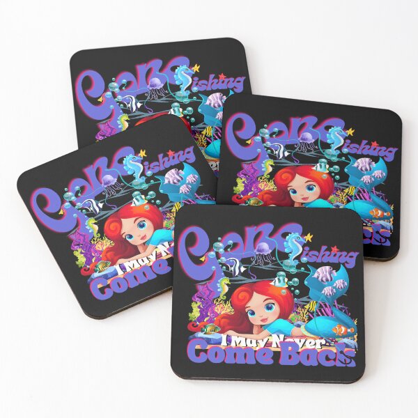 Item preview, Kawaii Mermaid Gone Fishing Tropical Ocean designed and sold by AXENT Designs.