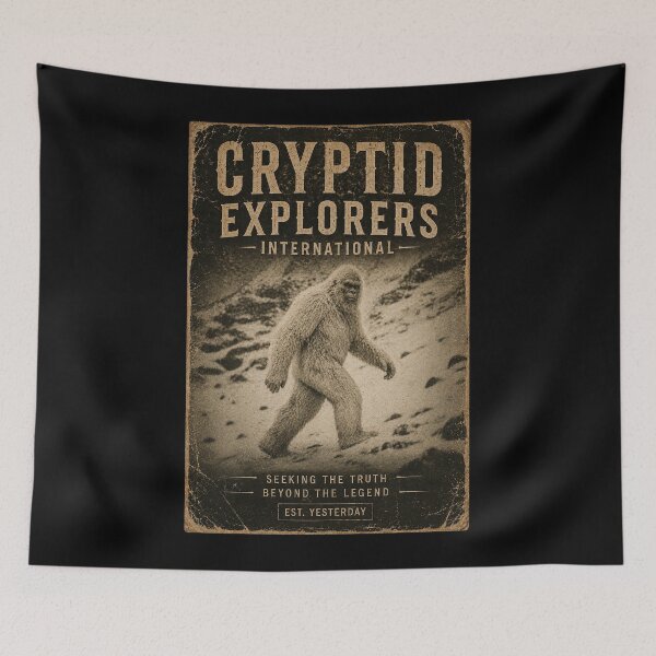 Item preview, Cryptid Explorers International - Yeti designed and sold by MetusArt.