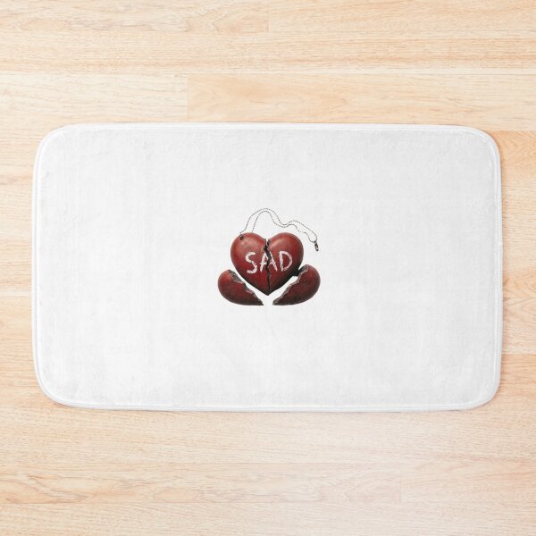 Item preview, Sad broken heart with the word Sad in the middle designed and sold by Lkimi.