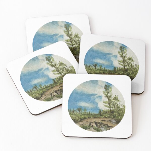 Item preview, Landscape Watercolor Painting designed and sold by artpadanna.