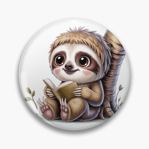 Item preview, Sloth Reading a Book designed and sold by jkrphoto.