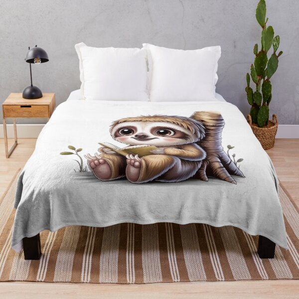Item preview, Sloth Reading a Book designed and sold by jkrphoto.