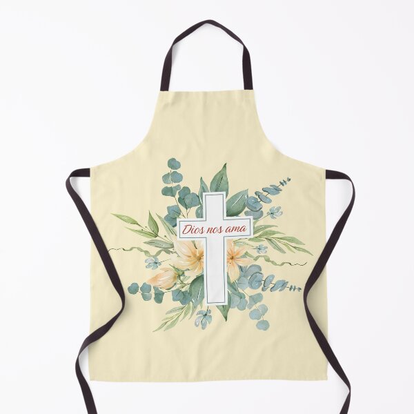 Item preview, God Loves Us Cross with Flowers Elegant designed and sold by Coffee & Designs.
