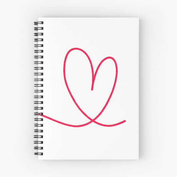 Item preview, Minimalist Continuous Line Red Heart Doodle designed and sold by somimalikkk.