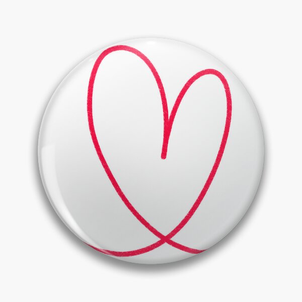 Item preview, Minimalist Continuous Line Red Heart Doodle designed and sold by somimalikkk.