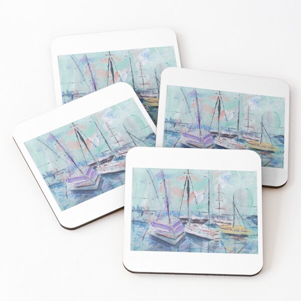 Item preview, Harbour Boats designed and sold by AgMoloneyArtist.