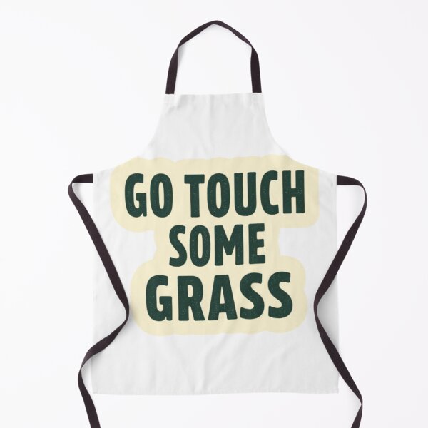 Item preview, Go Touch Some Grass Relatable Meme designed and sold by LstpStudio-Art.