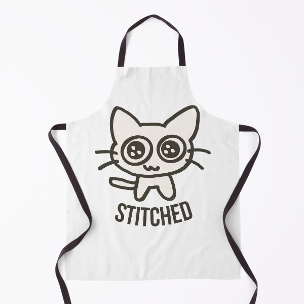 Item preview, Stitched Cute Cat Funny Pet Illustration. designed and sold by printeGear.