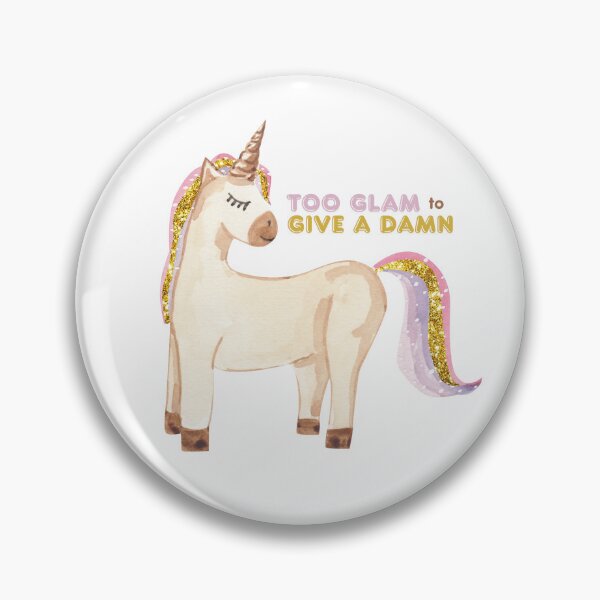 Item preview, Too Glam to Give a Damn designed and sold by PrintyRelatable.