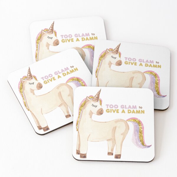 Item preview, Too Glam to Give a Damn designed and sold by PrintyRelatable.