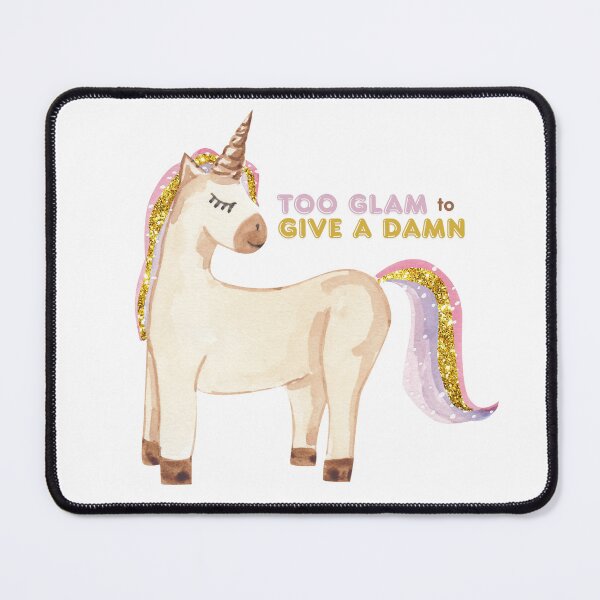 Item preview, Too Glam to Give a Damn designed and sold by PrintyRelatable.