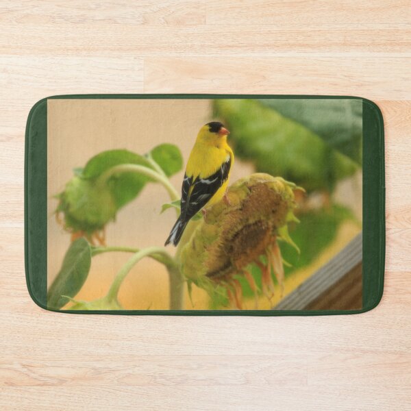 Item preview, Pretty Goldfinch on a Sunflower designed and sold by Chris Coates Photography.com.