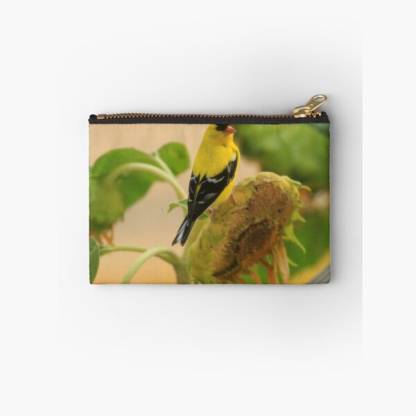 Item preview, Pretty Goldfinch on a Sunflower designed and sold by Chris Coates Photography.com.