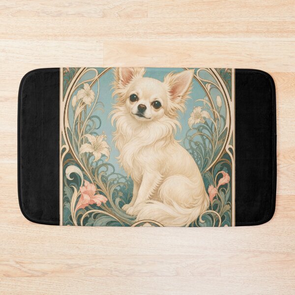 Item preview, Chihuahua Art Nouveau Dog Portrait designed and sold by AntiqueImages.