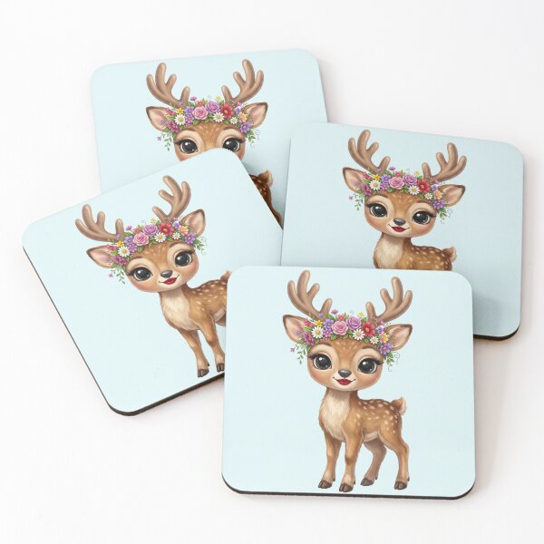 Item preview, Whimsical Woodland Deer designed and sold by Violet-Forge.