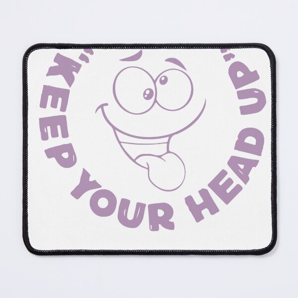 Item preview, Keep Your Head Up Funny Smiley Face Motivational T-Shirt designed and sold by Atique Creations.