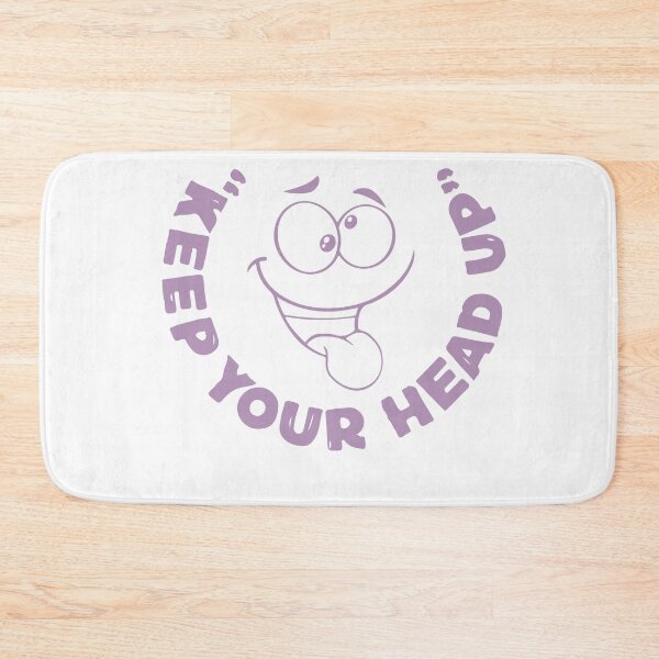 Item preview, Keep Your Head Up Funny Smiley Face Motivational T-Shirt designed and sold by Atique Creations.