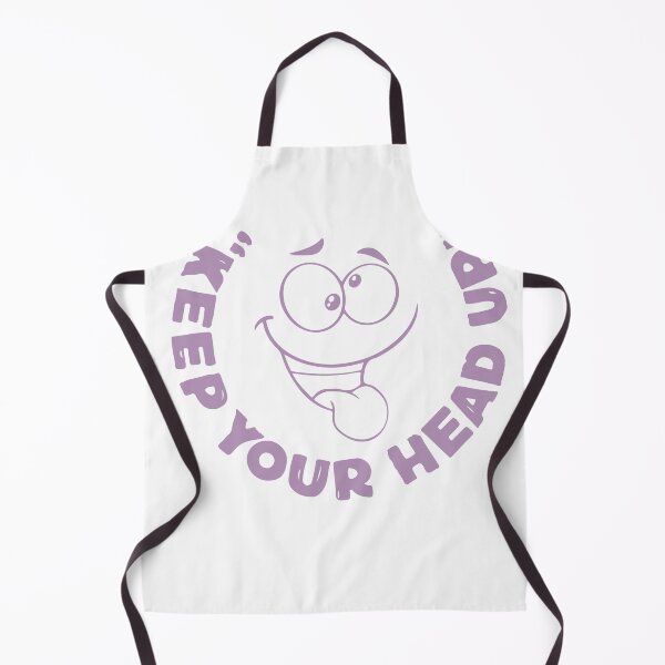 Item preview, Keep Your Head Up Funny Smiley Face Motivational T-Shirt designed and sold by Atique Creations.