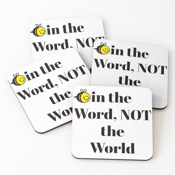 Item preview, Bee in the Word, NOT the World designed and sold by ZenfiniteDesign.