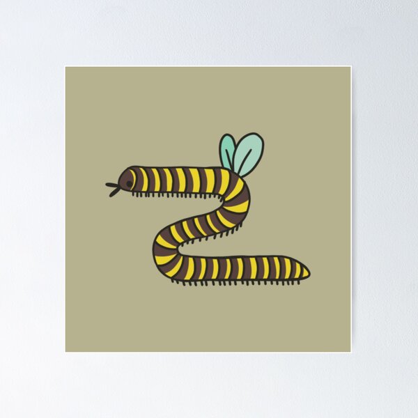 Item preview, Millipede - Bumblebee  designed and sold by Risky Beetle.