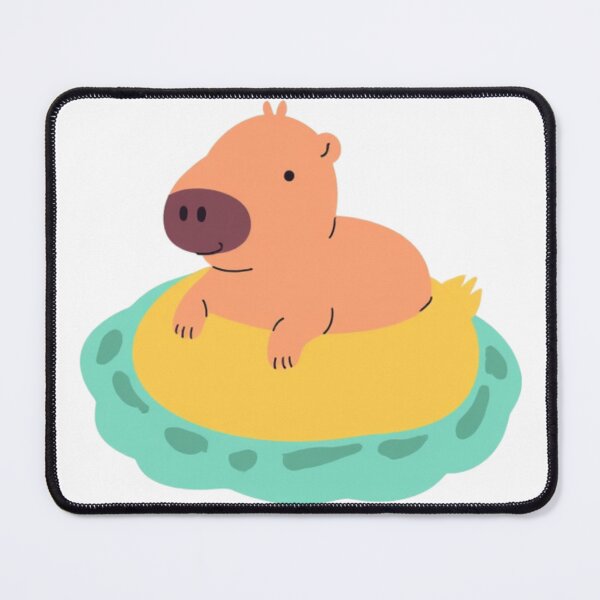 Item preview, Cute Capybara in Duck Pool Float Summer Art designed and sold by LstpStudio-Art.