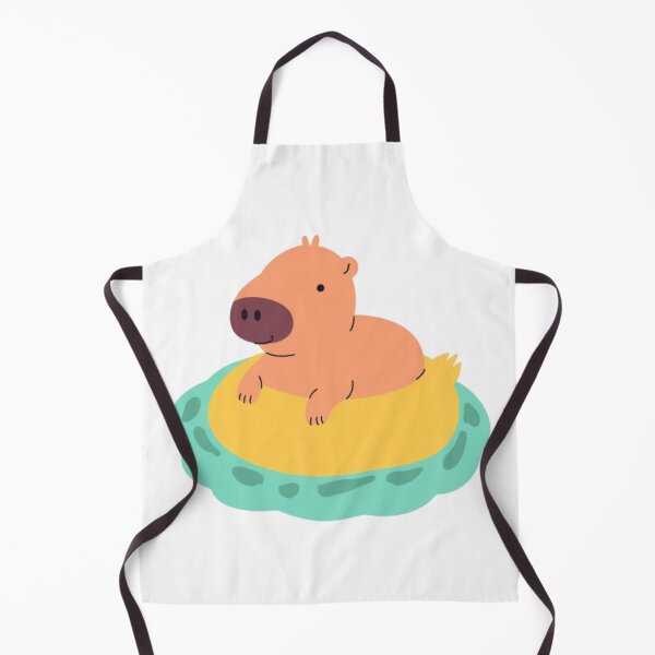 Item preview, Cute Capybara in Duck Pool Float Summer Art designed and sold by LstpStudio-Art.