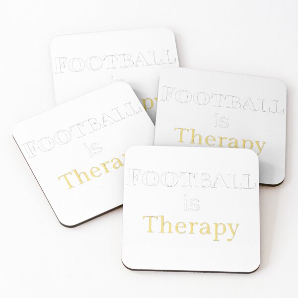 Item preview, Football Is Therapy – Funny Soccer Lover Quote T-Shirt designed and sold by The12thManArena.