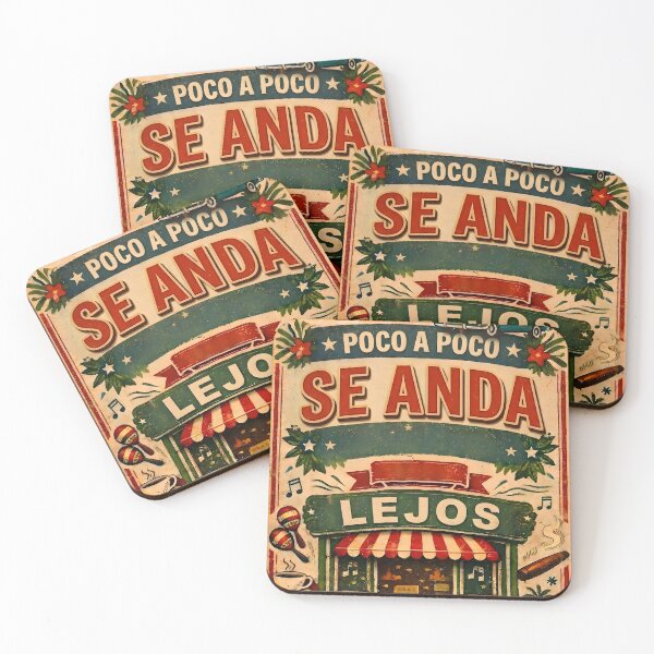 Item preview, Poco A Poco Se Anda Lejos - Vintage Cuban Inspiration Art Print designed and sold by QuietWallStudio.