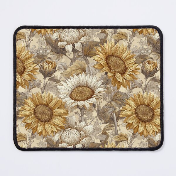Item preview, Whimsical Sunflower Texture - Flower Bouquet Pattern - Gifts For Couples designed and sold by RoyalStarsPatts.