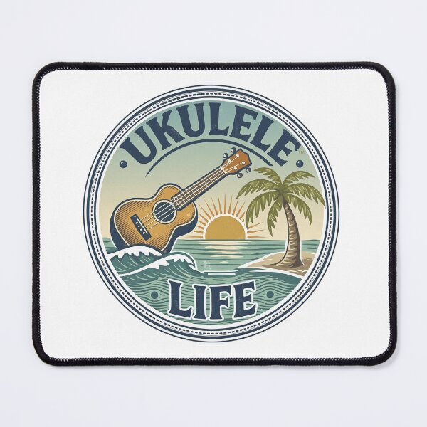 Item preview, Ukulele Life™ - Vintage Retro Shirt – Distressed Music Lover Tee designed and sold by Ukulele Gent.