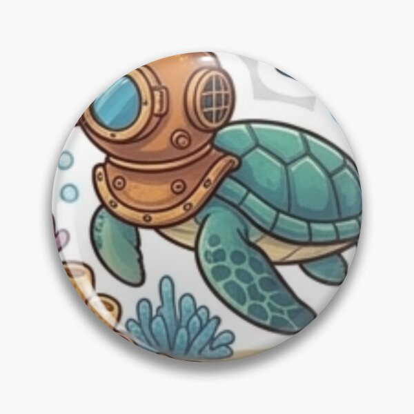 Item preview, the turtle swim and sea designed and sold by metalpagshop.